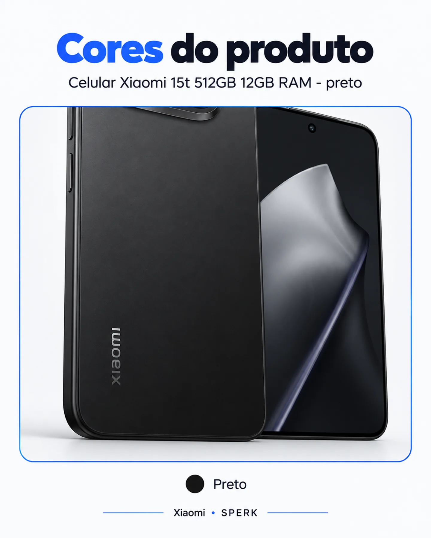 Celular Xiaomi 15t 512GB 12GB RAM - preto — painel 5