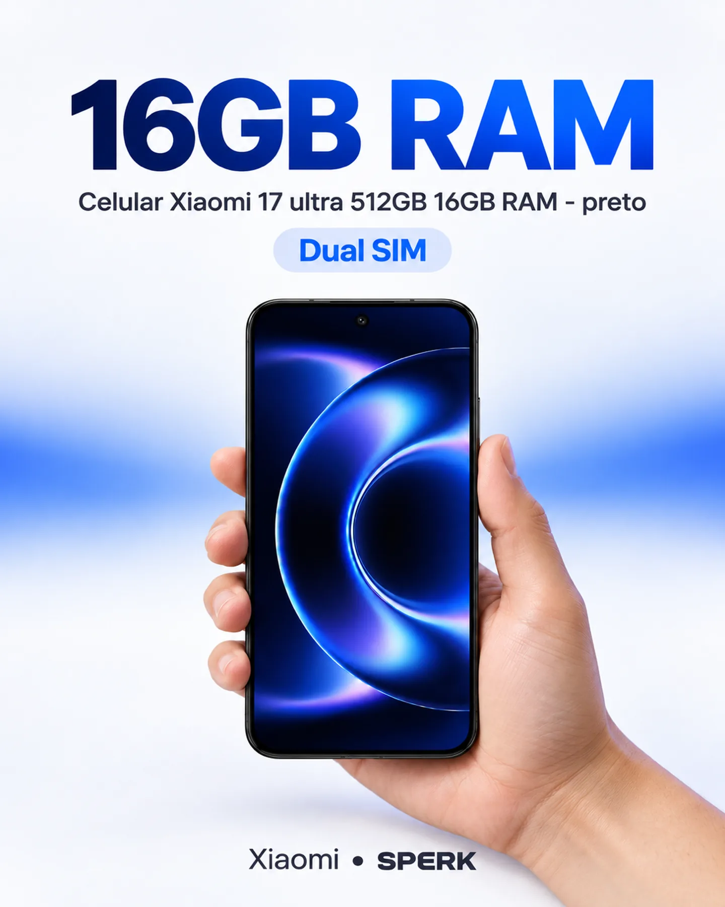 Celular Xiaomi 17 ultra 512GB 16GB RAM - preto — painel 3