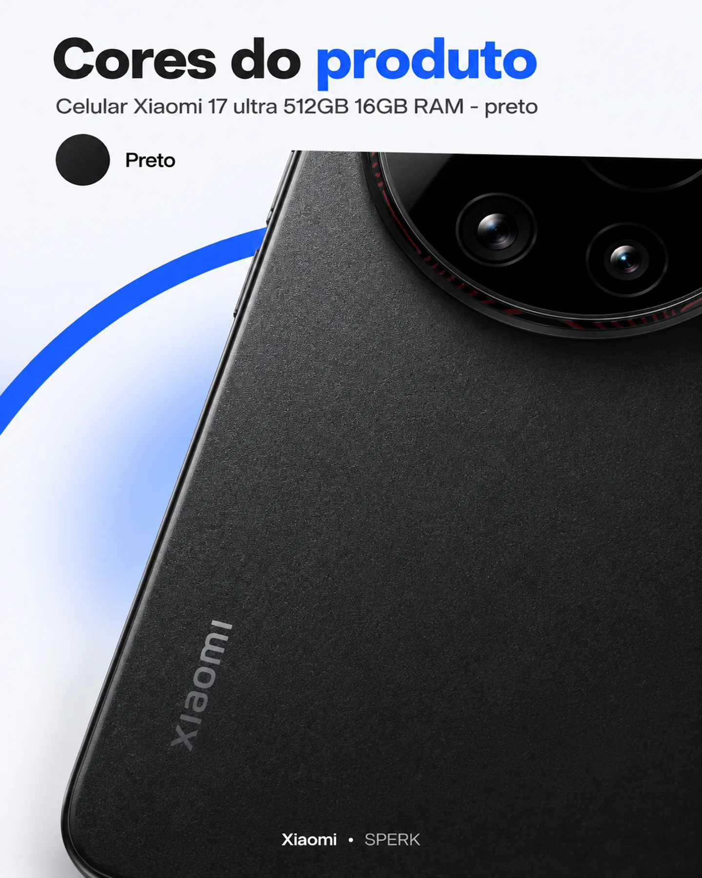 Celular Xiaomi 17 ultra 512GB 16GB RAM - preto — painel 5