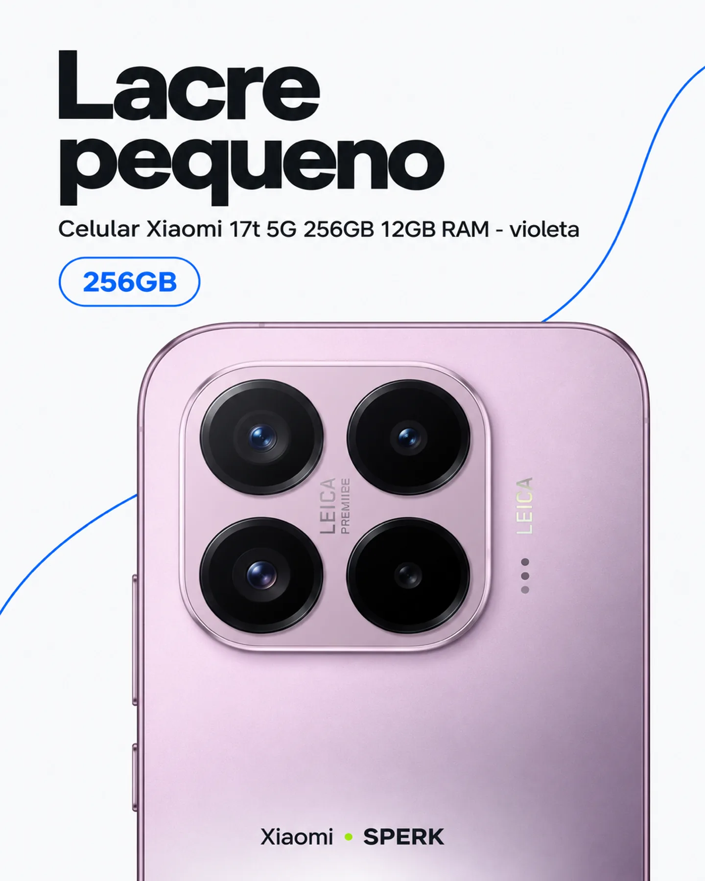 Celular Xiaomi 17t 5G 256GB 12GB RAM - violeta — painel 2