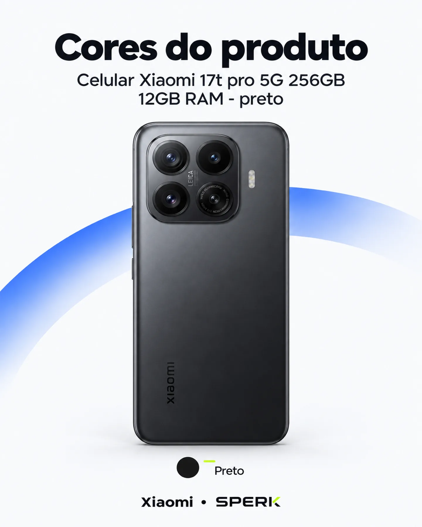Celular Xiaomi 17t pro 5G 256GB 12GB RAM - preto — painel 5