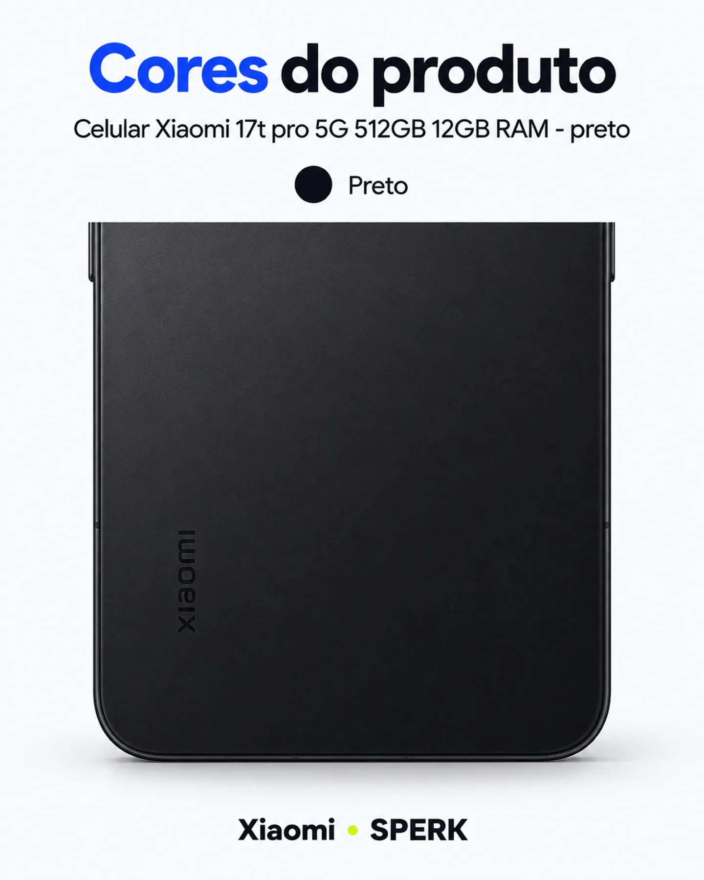 Celular Xiaomi 17t pro 5G 512GB 12GB RAM - preto — painel 5