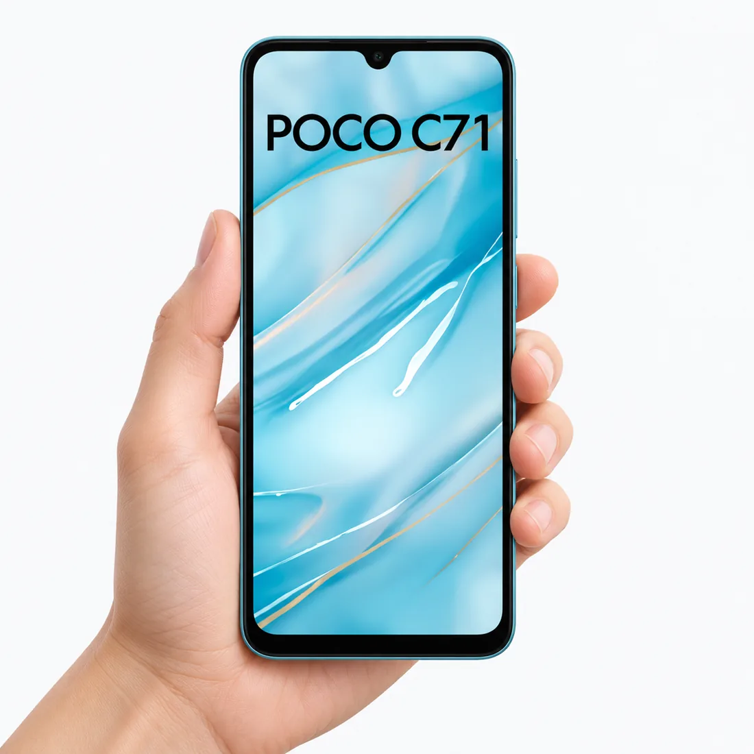 Celular Xiaomi Poco C71 64GB 4GB RAM - azul — escala