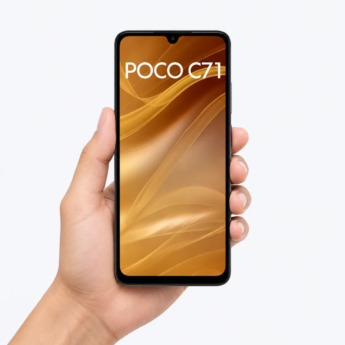 Celular Xiaomi Poco C71 64GB 4GB RAM - dourado — escala