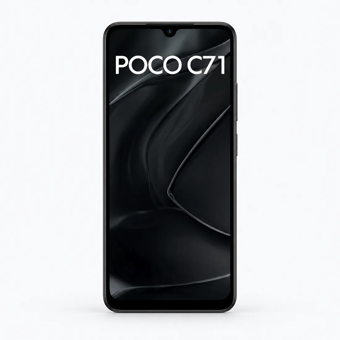 Celular Xiaomi Poco C71 64GB 4GB RAM - preto — frente estudio