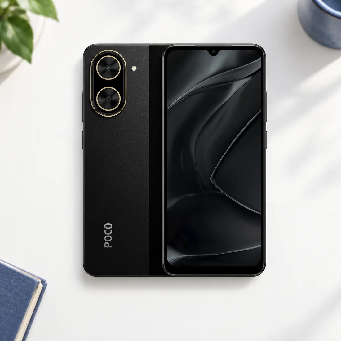 Celular Xiaomi Poco C71 64GB 4GB RAM - preto — uso