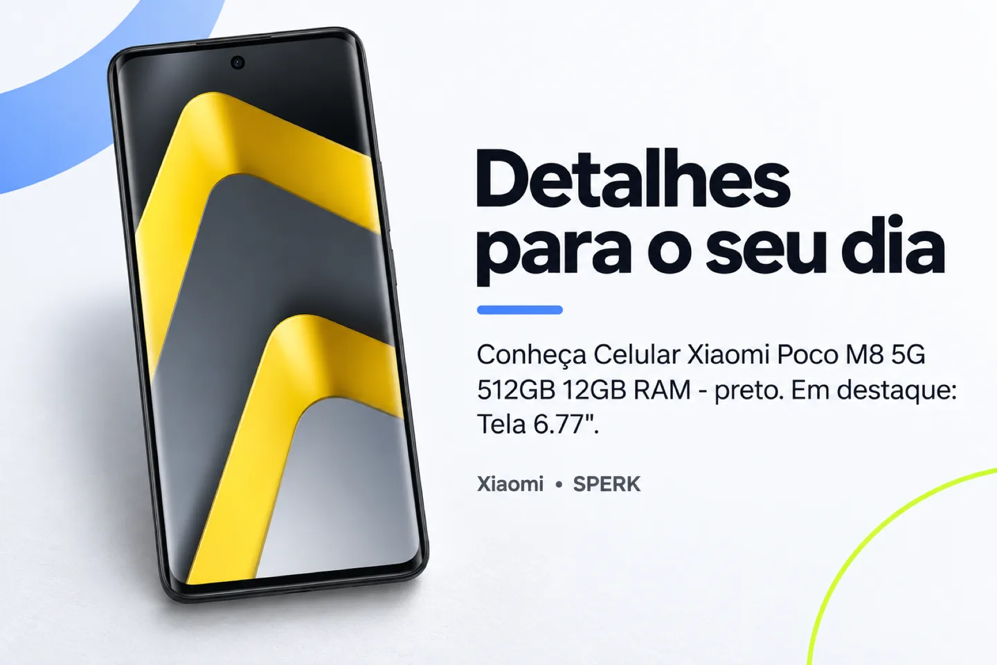 Celular Xiaomi Poco M8 5G 512GB 12GB RAM - preto — diferencial uso