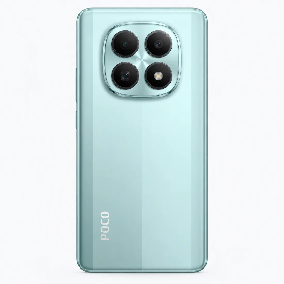 Celular Xiaomi Poco M8 5G 512GB 12GB RAM - verde — verso lateral