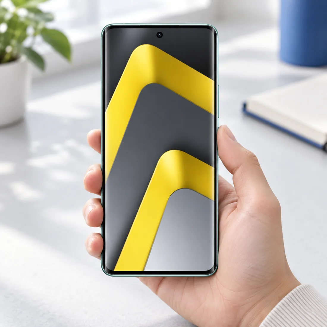 Celular Xiaomi Poco M8 5G 512GB 12GB RAM - verde — uso