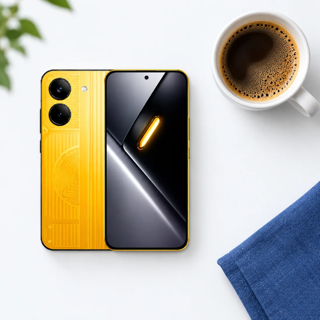 Celular Xiaomi Poco X8 pro 5G 256GB 8GB RAM - amarelo — escala