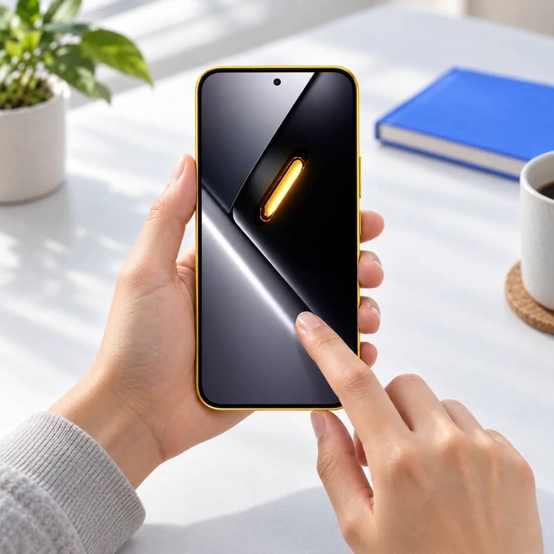Celular Xiaomi Poco X8 pro 5G 512GB 12GB RAM - amarelo — uso