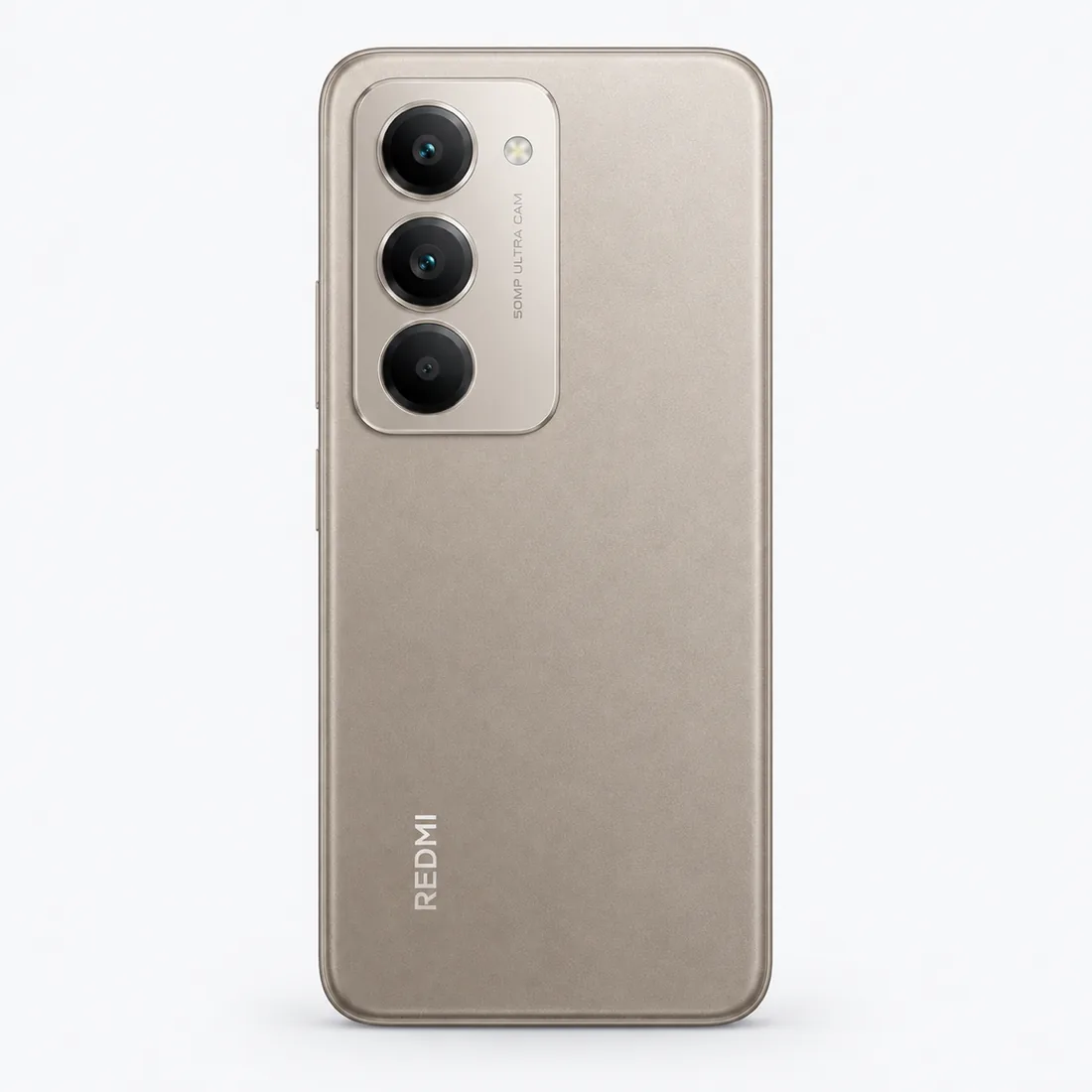 Celular Xiaomi Redmi 15 4G 128GB 8GB RAM - cinza titânio — verso lateral