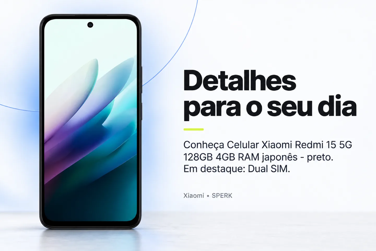 Celular Xiaomi Redmi 15 5G 128GB 4GB RAM japonês - preto — diferencial uso