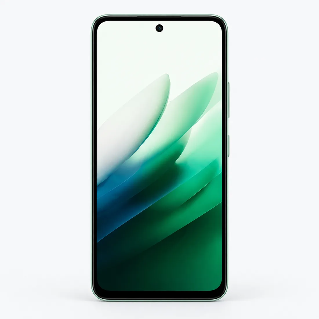 Celular Xiaomi Redmi 15 5G 128GB 4GB RAM japonês - verde — frente estudio