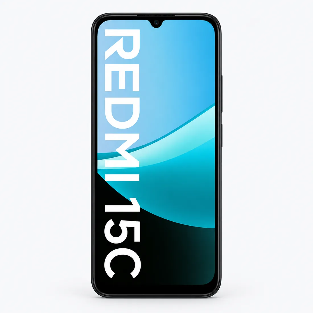 Celular Xiaomi Redmi 15c 256GB 4GB RAM - preto — frente estudio