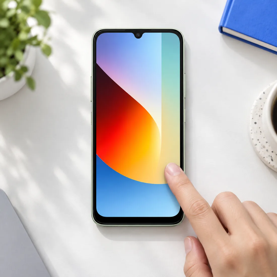 Celular Xiaomi Redmi A7 pro 64GB 4GB RAM - verde — uso