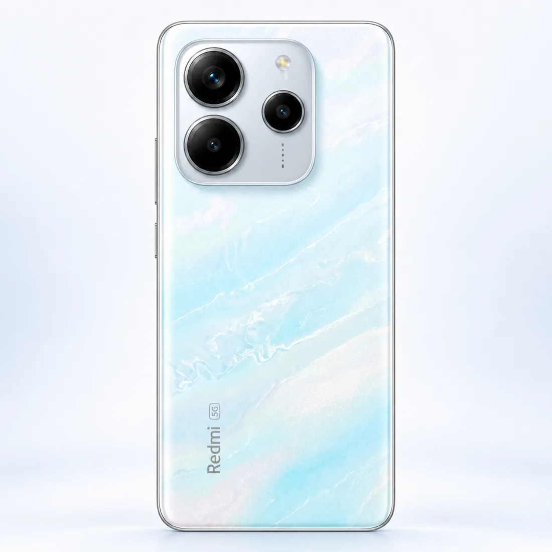 Celular Xiaomi Redmi note 14 5G 256GB 8GB RAM índia - branco — verso lateral