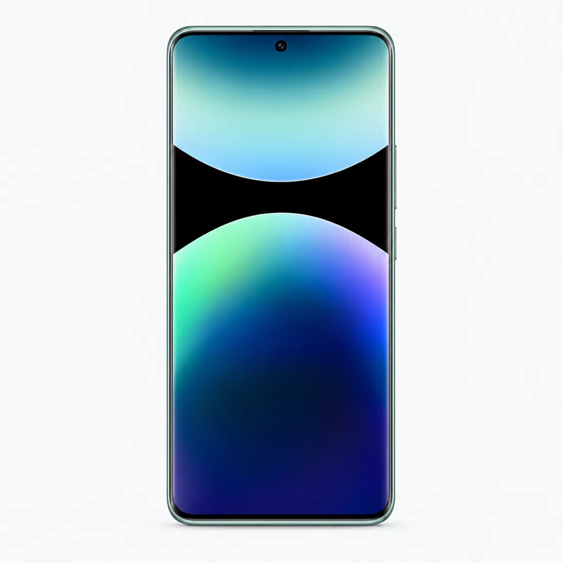 Celular Xiaomi Redmi note 14 pro 5G 512GB 12GB RAM - verde — frente estudio