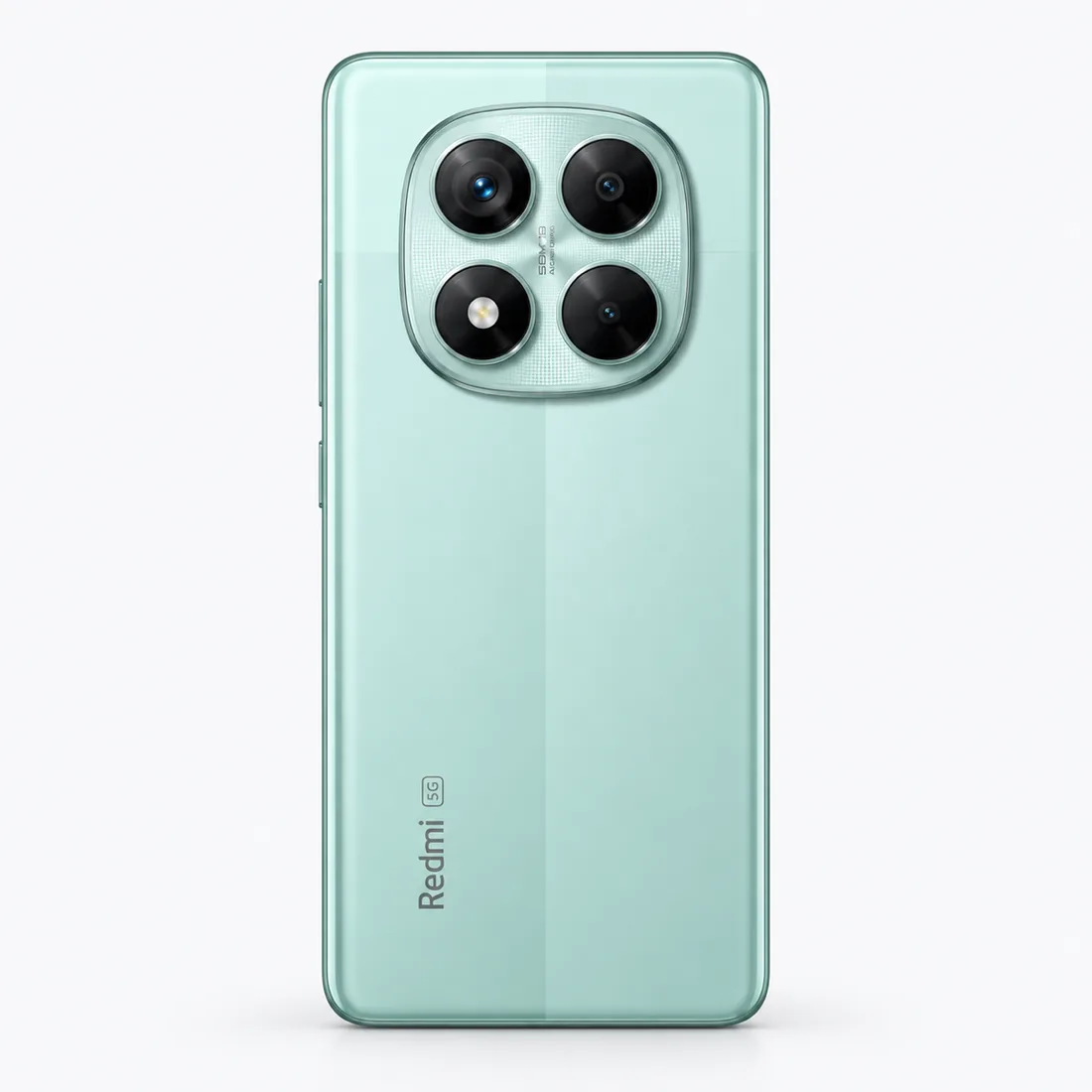 Celular Xiaomi Redmi note 14 pro 5G 512GB 12GB RAM - verde — verso lateral