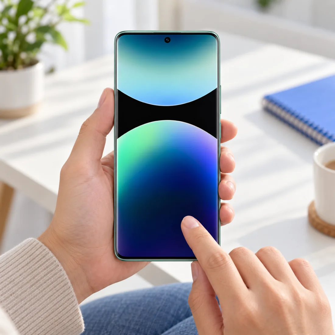 Celular Xiaomi Redmi note 14 pro 5G 512GB 12GB RAM - verde — uso