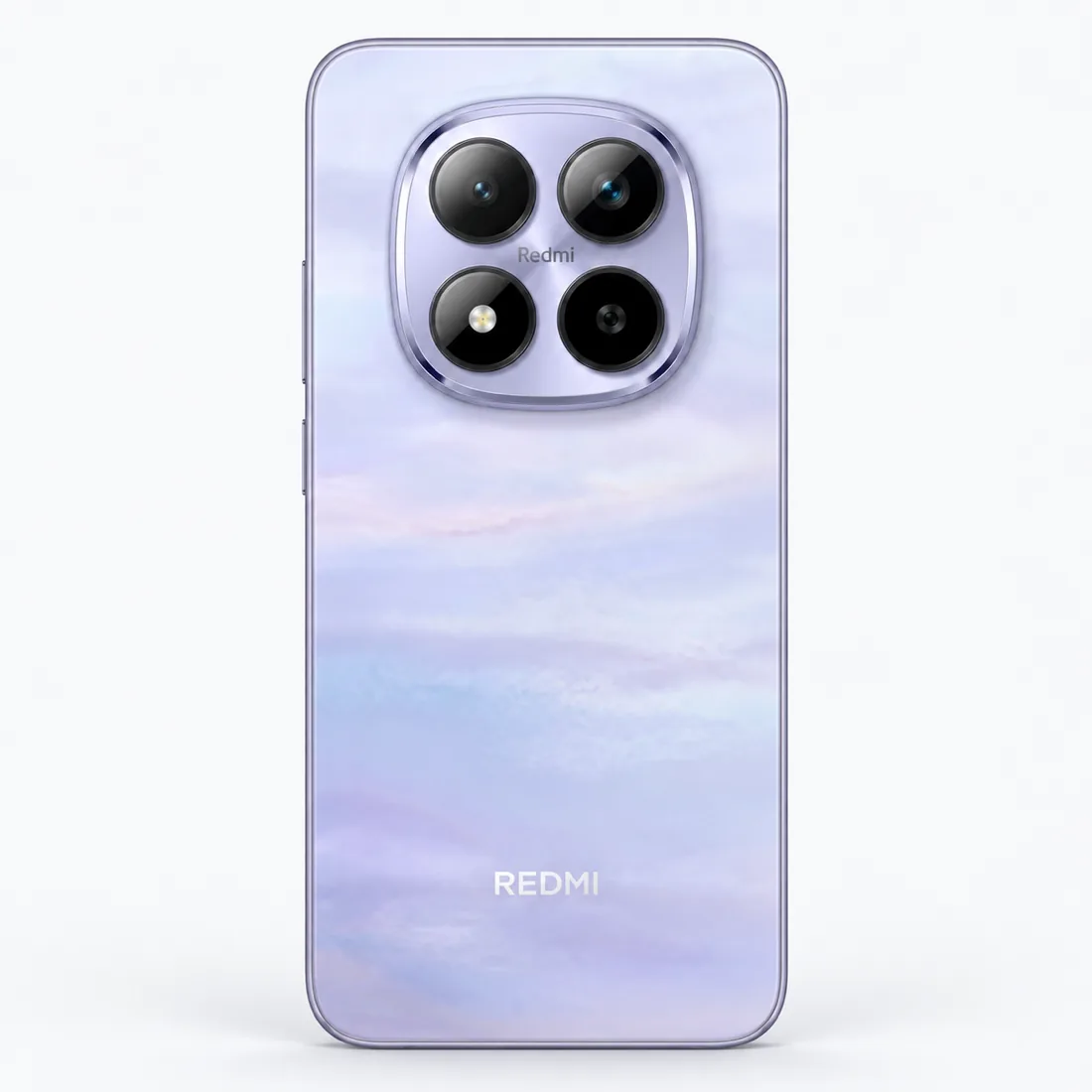 Celular Xiaomi Redmi note 15 4G 128GB 6GB RAM - roxo — verso lateral