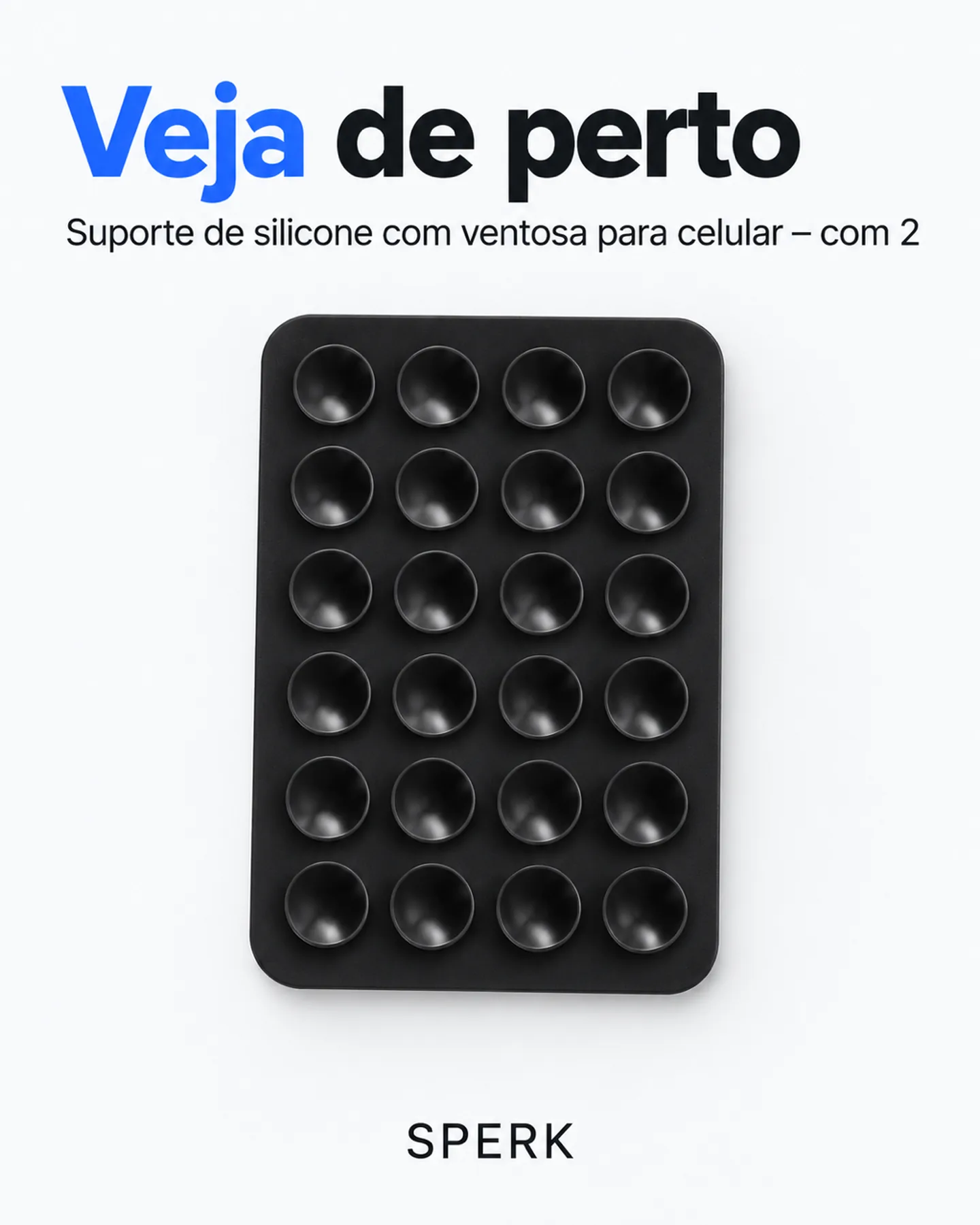 Suporte de silicone com ventosa para celular – com 2 — painel 3
