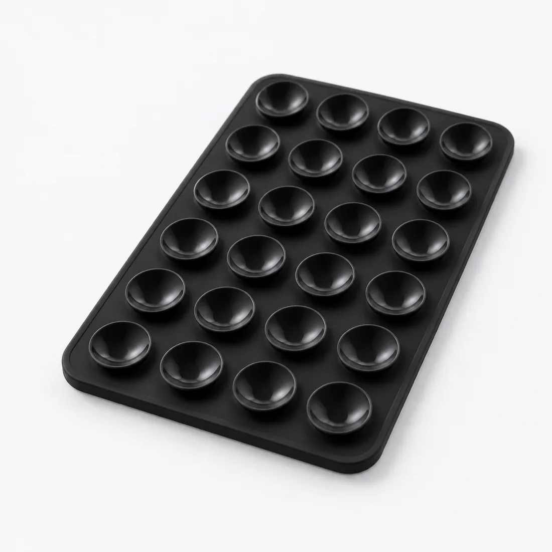 Suporte de silicone com ventosa para celular – com 2 — verso lateral