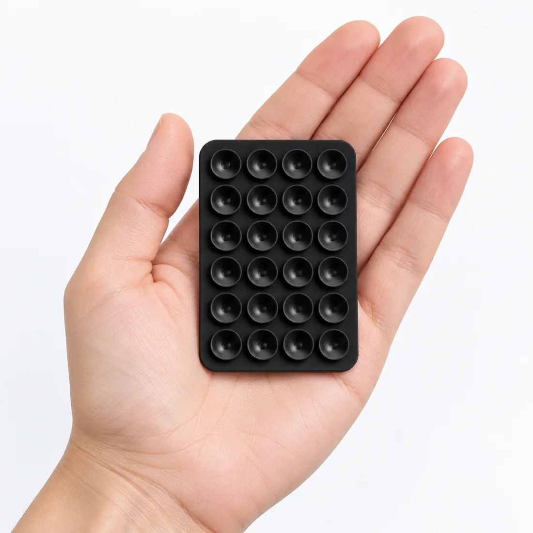 Suporte de silicone com ventosa para celular – com 2 — escala