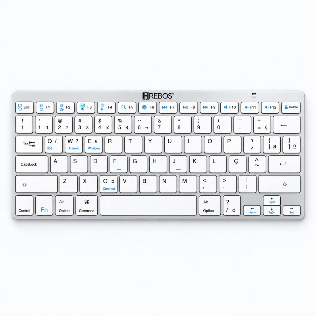 Teclado Bluetooth modern Hrebos IF-750