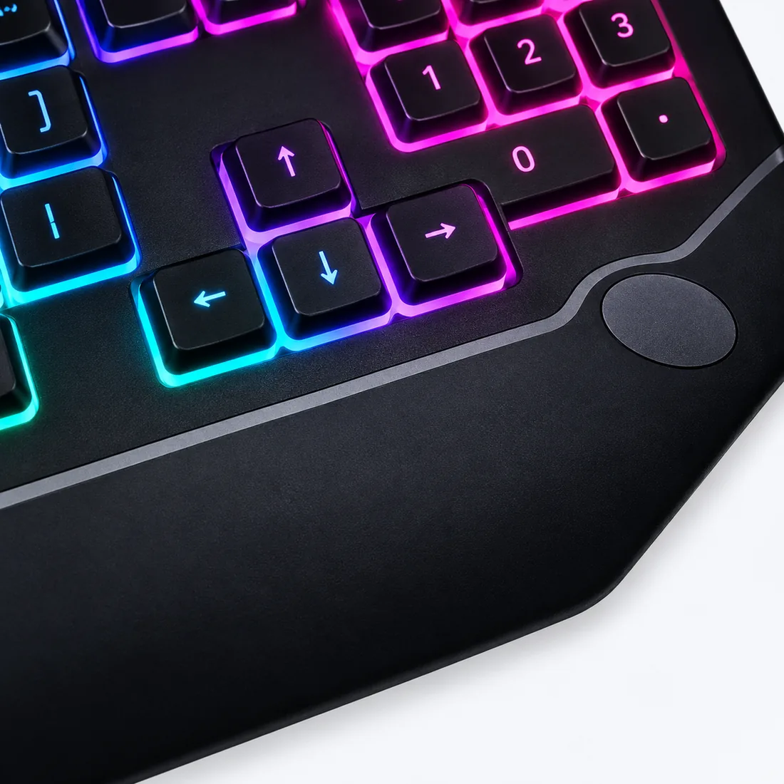 Teclado gamer LED RGB com fio - Haiz - HZ-580 — detalhe