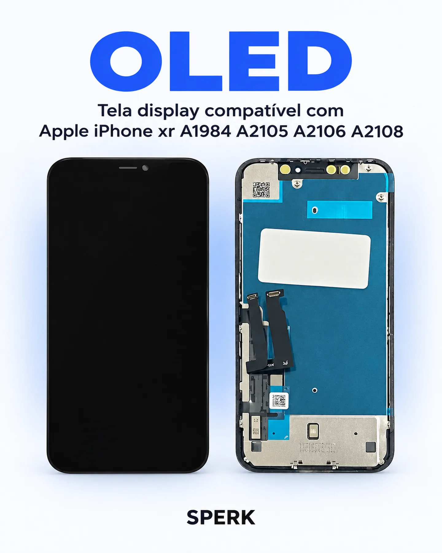 Tela display compatível com Apple iPhone xr A1984 A2105 A2106 A2108 — painel 2