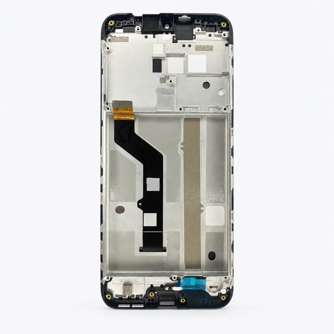 Tela LCD compatível com Motorola moto G9 play / XT2083 com aro — verso lateral