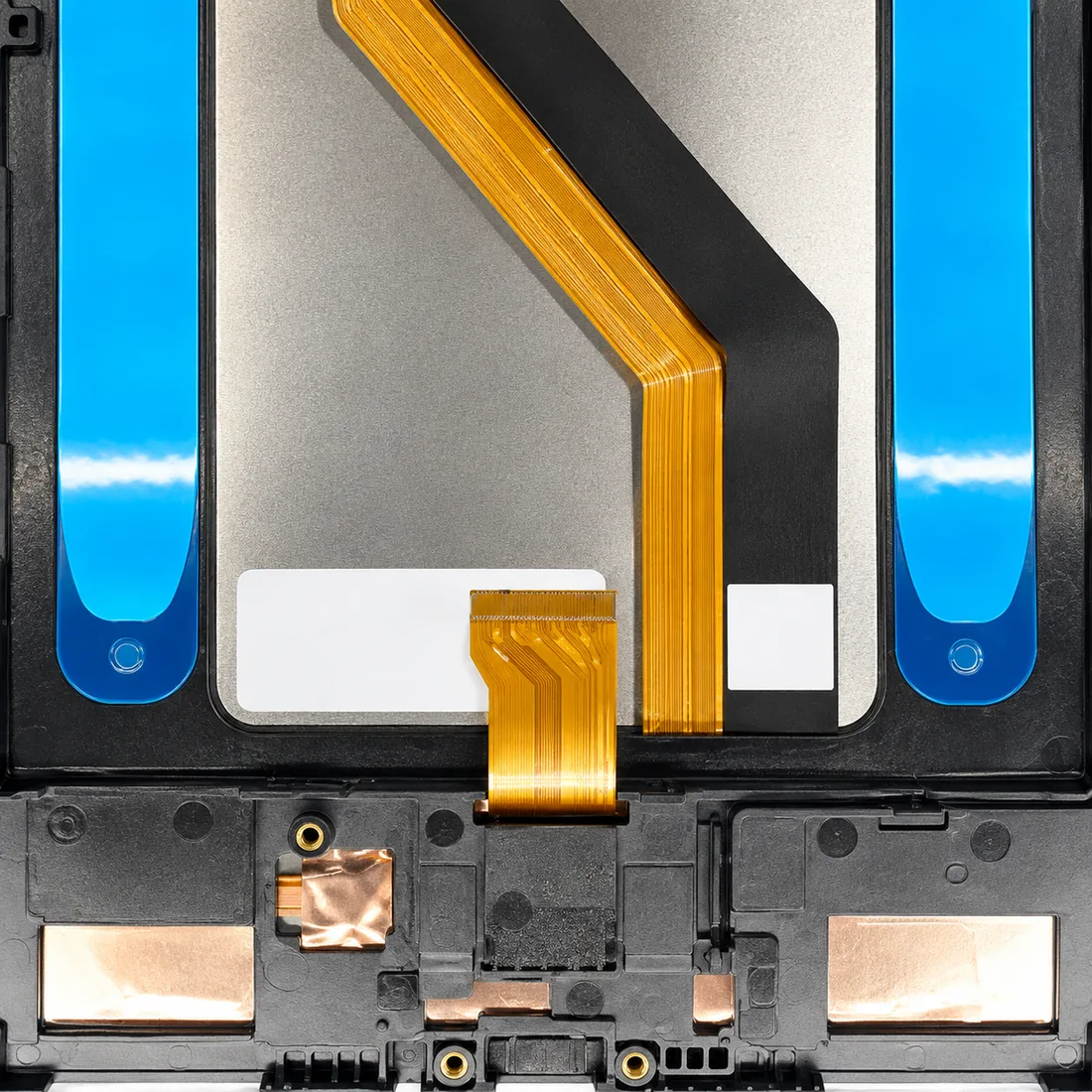 Tela display LCD compatível com Samsung Galaxy T295 com aro original — detalhe