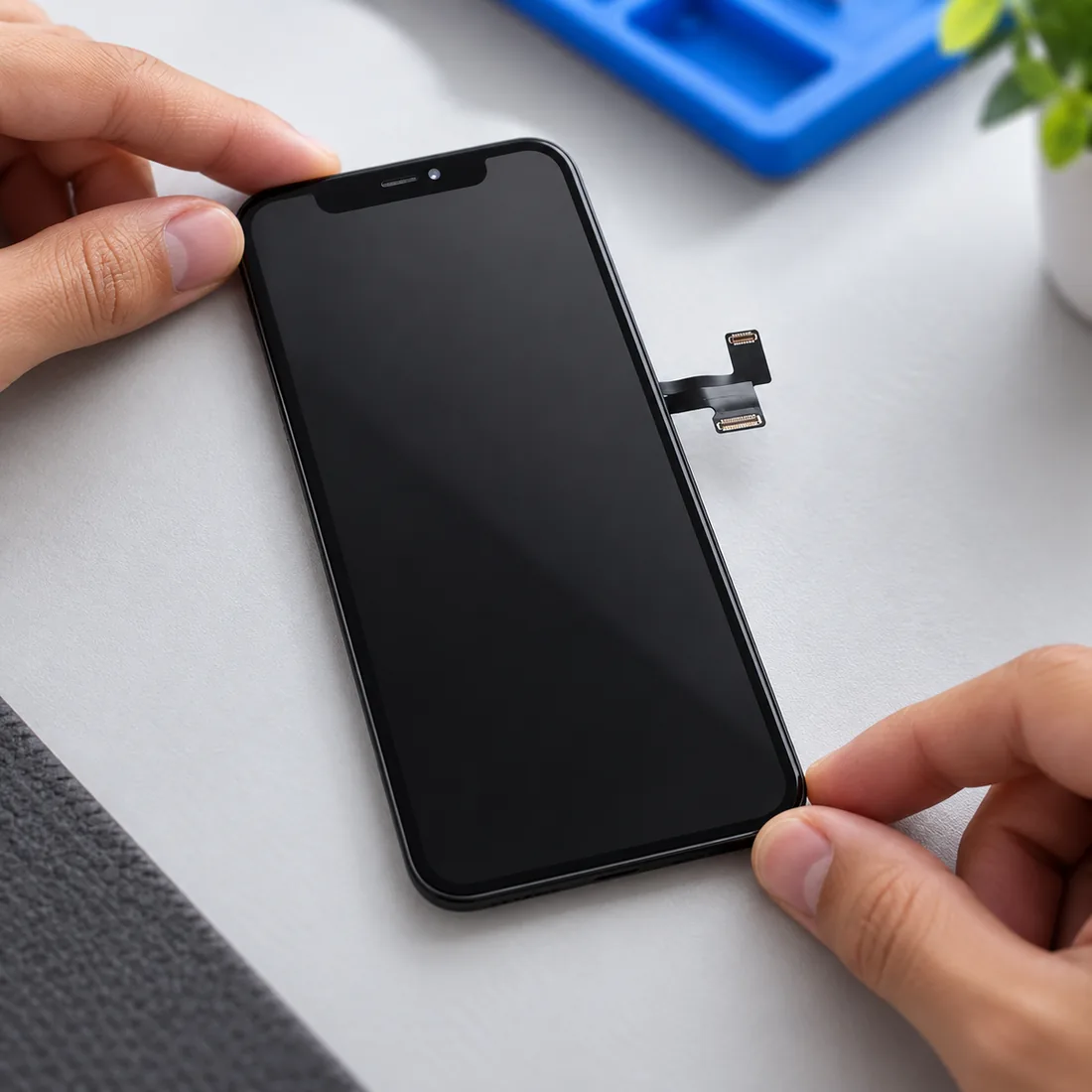 AT Tela para iPhone 11 pro - modelo LCD10811PAT — uso