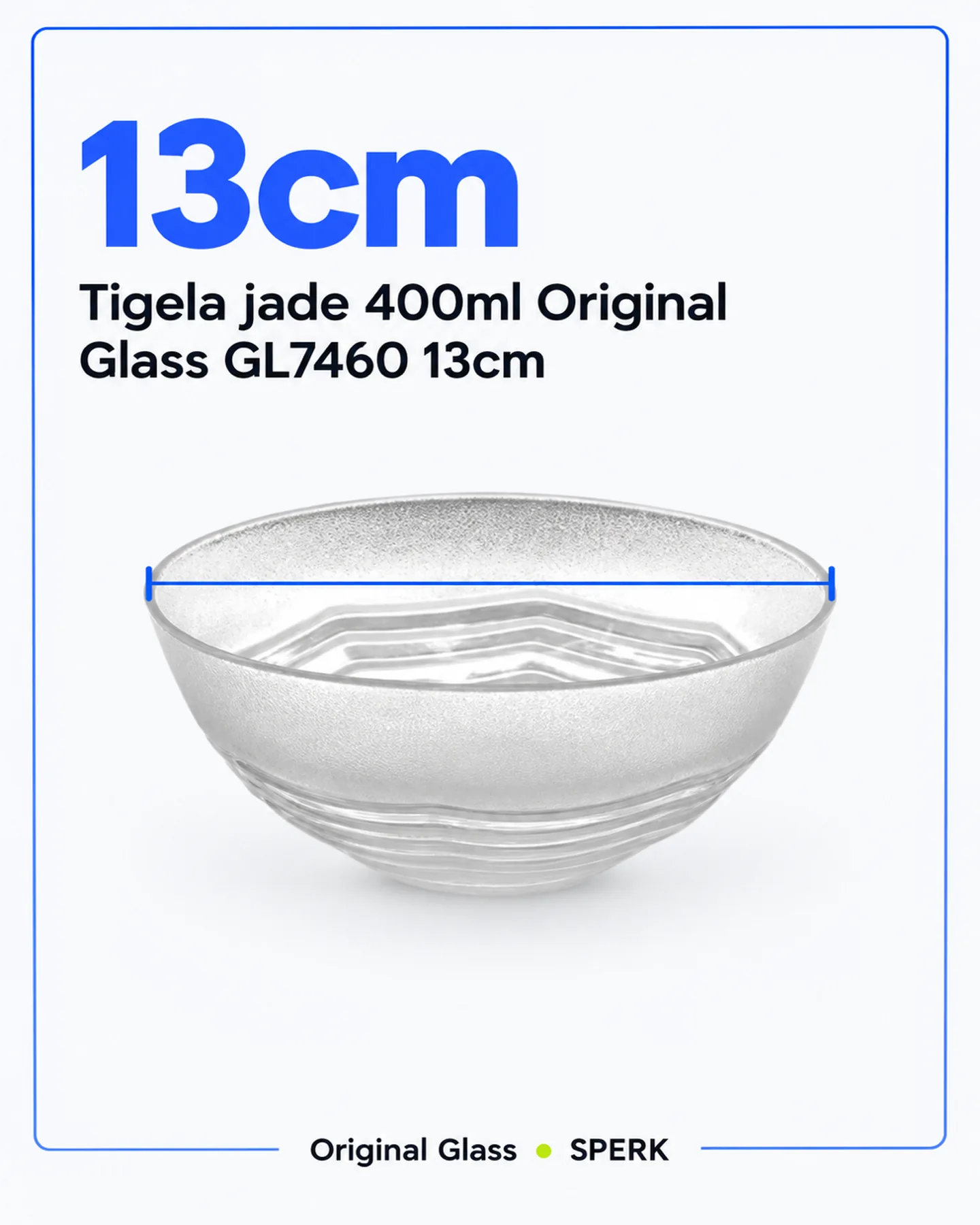 Tigela jade 400ml Original Glass GL7460 13cm — painel 3