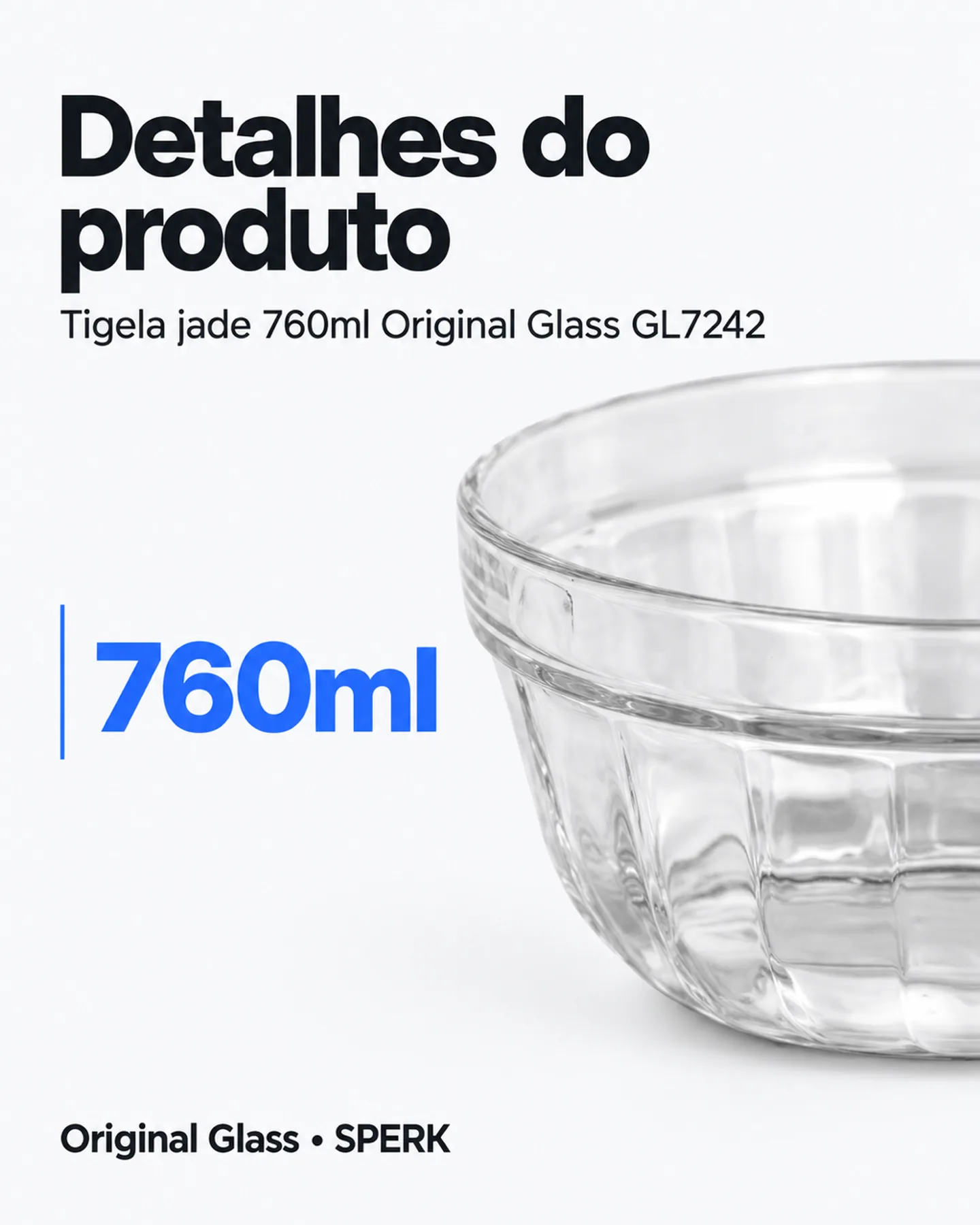 Tigela jade 760ml Original Glass GL7242 — painel 4