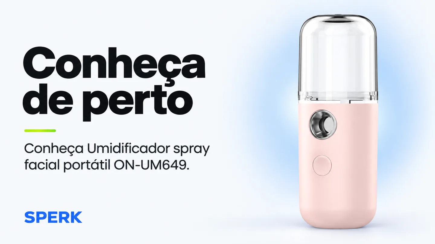 Umidificador spray facial portátil ON-UM649 — heroi descricao