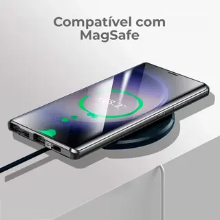 Case compatível com Samsung magnética blindada - dupla proteção 360º — foto do produto