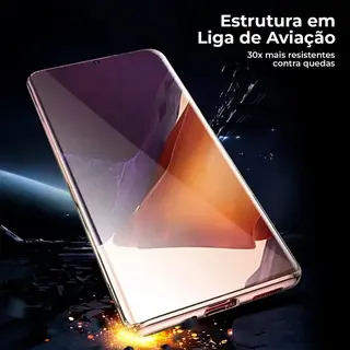 Case compatível com Samsung magnética blindada - dupla proteção 360º — foto do produto