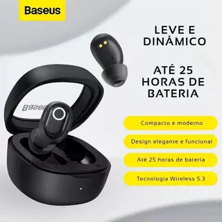 Fone de ouvido Bluetooth bowie WM02 true wireless earphones - Baseus — foto do produto