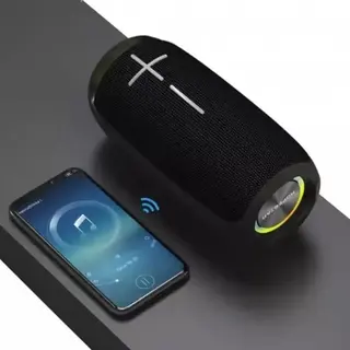 Caixa de som Bluetooth 20W à prova d'água LED RGB KAIDI IPX6 KD-828 — foto do produto