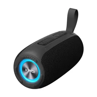 Caixa de som Bluetooth 20W à prova d'água LED RGB KAIDI IPX6 KD-828 — foto do produto