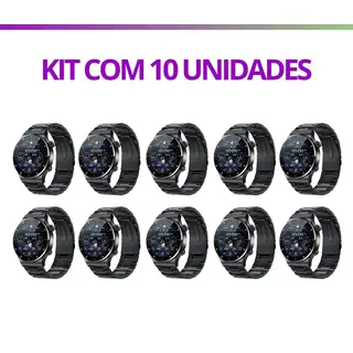 Kit 10 unidades - relógio inteligente masculino com NFC Xiaomi GT8