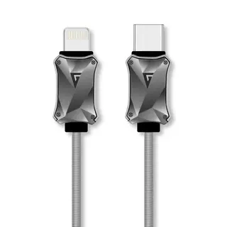 Cabo de dados PD 3.0A metal - 1 metro - Fancy — foto do produto
