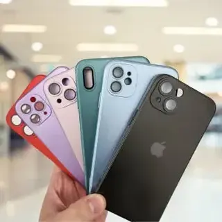 Capinha ag-glass silicone maleável com proteção na câmera — foto do produto