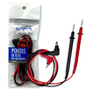 Pontas de teste para multímetro 1000V - Exbom - PTM-210