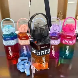 Kit 3 garrafas frases motivacionais sport — foto do produto