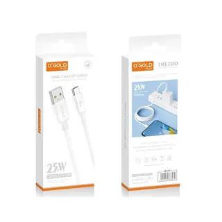 Cabo USB para V8 25W 1metro a'Gold CB129-1