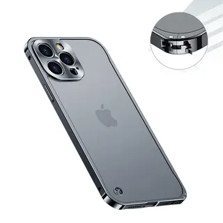 Case compatível com iPhone metal protect - feita de alumínio — foto do produto