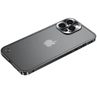 Case compatível com iPhone metal protect - feita de alumínio — foto do produto